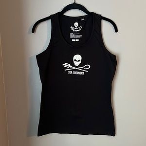 Sea Shepherd Womans Black Tank